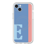 スリムプロテクションプレミアムケース with MagSafe［ オリジナル - initial color line - E blue ］