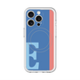 スリムプロテクションプレミアムケース with MagSafe［ オリジナル - initial color line - E blue ］