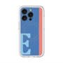 スリムプロテクションプレミアムケース with MagSafe［ オリジナル - initial color line - E blue ］