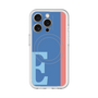 スリムプロテクションプレミアムケース with MagSafe［ オリジナル - initial color line - E blue ］