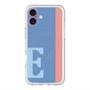 スリムプロテクションプレミアムケース with MagSafe［ オリジナル - initial color line - E blue ］