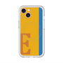 スリムプロテクションプレミアムケース with MagSafe［ オリジナル - initial color line - E orange ］