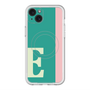 スリムプロテクションプレミアムケース with MagSafe［ オリジナル - initial color line - E green ］