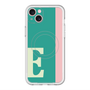 スリムプロテクションプレミアムケース with MagSafe［ オリジナル - initial color line - E green ］