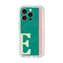 スリムプロテクションプレミアムケース with MagSafe［ オリジナル - initial color line - E green ］