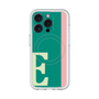 スリムプロテクションプレミアムケース with MagSafe［ オリジナル - initial color line - E green ］