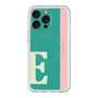スリムプロテクションプレミアムケース with MagSafe［ オリジナル - initial color line - E green ］