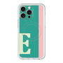 スリムプロテクションプレミアムケース with MagSafe［ オリジナル - initial color line - E green ］