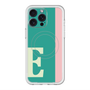 スリムプロテクションプレミアムケース with MagSafe［ オリジナル - initial color line - E green ］