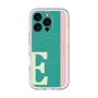 スリムプロテクションプレミアムケース with MagSafe［ オリジナル - initial color line - E green ］