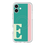 スリムプロテクションプレミアムケース with MagSafe［ オリジナル - initial color line - E green ］