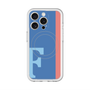 スリムプロテクションプレミアムケース with MagSafe［ オリジナル - initial color line - F blue ］