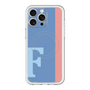 スリムプロテクションプレミアムケース with MagSafe［ オリジナル - initial color line - F blue ］