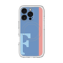 スリムプロテクションプレミアムケース with MagSafe［ オリジナル - initial color line - F blue ］