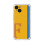 スリムプロテクションプレミアムケース with MagSafe［ オリジナル - initial color line - F orange ］