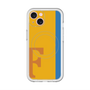 スリムプロテクションプレミアムケース with MagSafe［ オリジナル - initial color line - F orange ］