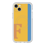 スリムプロテクションプレミアムケース with MagSafe［ オリジナル - initial color line - F orange ］