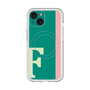 スリムプロテクションプレミアムケース with MagSafe［ オリジナル - initial color line - F green ］