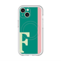 スリムプロテクションプレミアムケース with MagSafe［ オリジナル - initial color line - F green ］