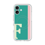 スリムプロテクションプレミアムケース with MagSafe［ オリジナル - initial color line - F green ］