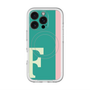 スリムプロテクションプレミアムケース with MagSafe［ オリジナル - initial color line - F green ］