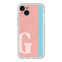 スリムプロテクションプレミアムケース with MagSafe［ オリジナル - initial color line - G pink ］