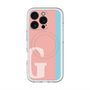 スリムプロテクションプレミアムケース with MagSafe［ オリジナル - initial color line - G pink ］