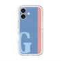スリムプロテクションプレミアムケース with MagSafe［ オリジナル - initial color line - G blue ］