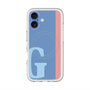 スリムプロテクションプレミアムケース with MagSafe［ オリジナル - initial color line - G blue ］