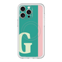 スリムプロテクションプレミアムケース with MagSafe［ オリジナル - initial color line - G green ］