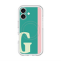 スリムプロテクションプレミアムケース with MagSafe［ オリジナル - initial color line - G green ］