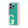 スリムプロテクションプレミアムケース with MagSafe［ オリジナル - initial color line - G green ］