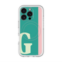 スリムプロテクションプレミアムケース with MagSafe［ オリジナル - initial color line - G green ］