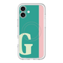 スリムプロテクションプレミアムケース with MagSafe［ オリジナル - initial color line - G green ］