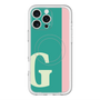 スリムプロテクションプレミアムケース with MagSafe［ オリジナル - initial color line - G green ］