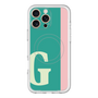 スリムプロテクションプレミアムケース with MagSafe［ オリジナル - initial color line - G green ］