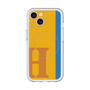 スリムプロテクションプレミアムケース with MagSafe［ オリジナル - initial color line - H orange ］