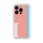 スリムプロテクションプレミアムケース with MagSafe［ オリジナル - initial color line - I pink ］
