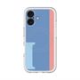 スリムプロテクションプレミアムケース with MagSafe［ オリジナル - initial color line - I blue ］