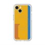 スリムプロテクションプレミアムケース with MagSafe［ オリジナル - initial color line - I orange ］