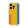 スリムプロテクションプレミアムケース with MagSafe［ オリジナル - initial color line - I orange ］