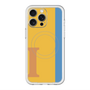 スリムプロテクションプレミアムケース with MagSafe［ オリジナル - initial color line - I orange ］