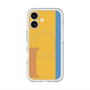 スリムプロテクションプレミアムケース with MagSafe［ オリジナル - initial color line - I orange ］