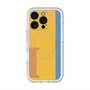 スリムプロテクションプレミアムケース with MagSafe［ オリジナル - initial color line - I orange ］