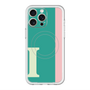 スリムプロテクションプレミアムケース with MagSafe［ オリジナル - initial color line - I green ］