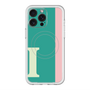 スリムプロテクションプレミアムケース with MagSafe［ オリジナル - initial color line - I green ］