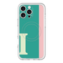 スリムプロテクションプレミアムケース with MagSafe［ オリジナル - initial color line - I green ］