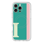 スリムプロテクションプレミアムケース with MagSafe［ オリジナル - initial color line - I green ］