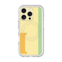 スリムプロテクションプレミアムケース with MagSafe［ オリジナル - initial color line - I yellow ］
