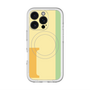 スリムプロテクションプレミアムケース with MagSafe［ オリジナル - initial color line - I yellow ］
